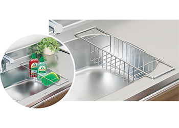 【アイオ】KW+・LW＋・KLH＋用　オプション［ステンレス洗剤ラック］AMK-110