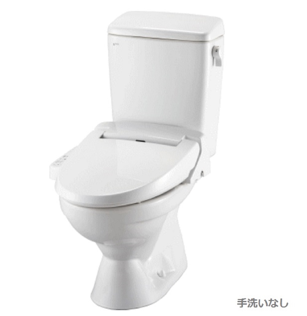 【LIXIL】LN便器＋便座セット [床排水・手洗なし・シャワー便座]C-180S＋DT-4540＋CW-D11