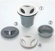 【アイオ】汎用オプション［排水トラップ］③止水フタ［159φ］