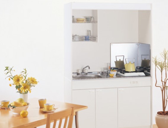 【クリナップ】木キャビネットキッチン［ミニキッチン］