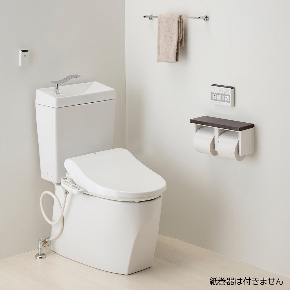 【ジャニス工業】キュアーズシリーズ［コア］［床排水・リモコン操作便器洗浄仕様］SC8250-SGB+ST6051-1EN/BW1
